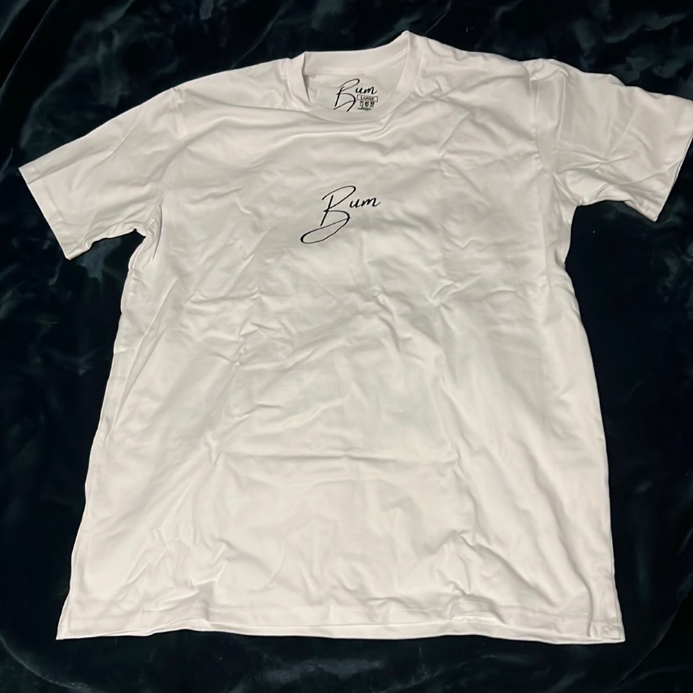 New Cbum “Bum” Tee White size Large